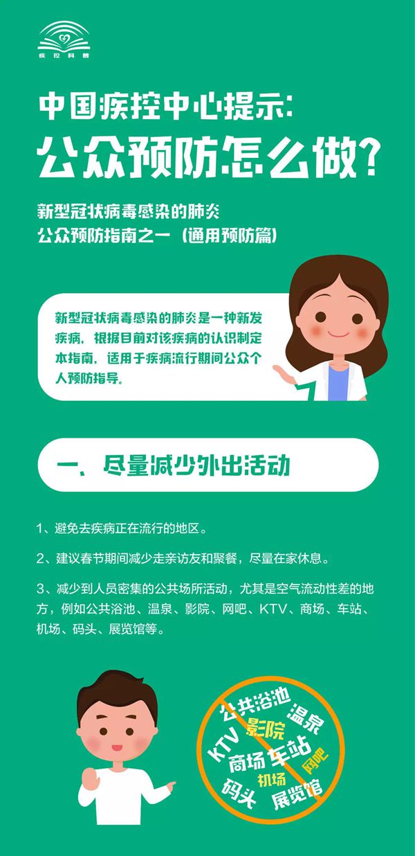 新冠肺炎（NCP）公共预防指南（通用预防篇）