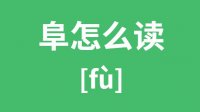 阜怎么读_汉字阜的拼音怎么读_阜阳的阜怎么读_汉字阜字的意思是什么？？