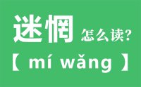 迷惘怎么读_汉字迷惘的拼音怎么读_迷惘的意思是什么？