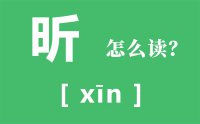 昕怎么读_汉字昕的拼音怎么读_昕的意思是什么？