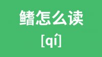 鳍怎么读_汉字鳍的拼音怎么读_鳍字的