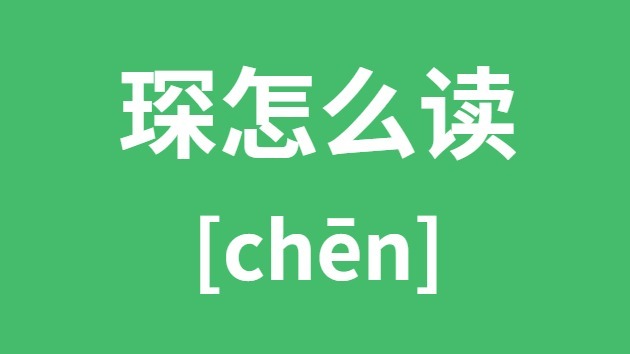 琛怎么读