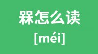 槑怎么读？汉字槑的拼音怎么读？槑字的意思是